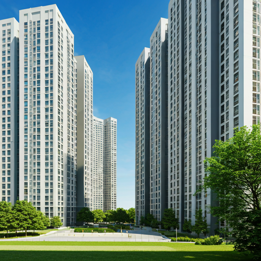 High-density residential apartment development